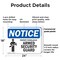 Signmission Property Patrolled By Armed Security Guard OSHA Notice Sign, Plastic, 24in W x 18in L, 2PK OS-2PACK-NS-P-1824-L-16435 - alternate 3